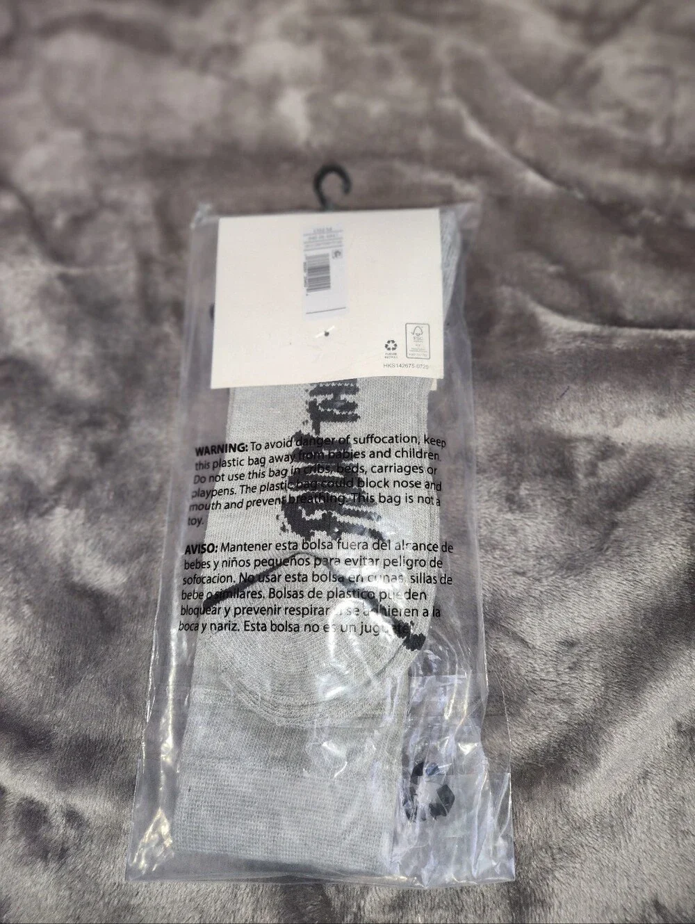 Friday the 13th Jason Voorhees crew socks Size 10-13